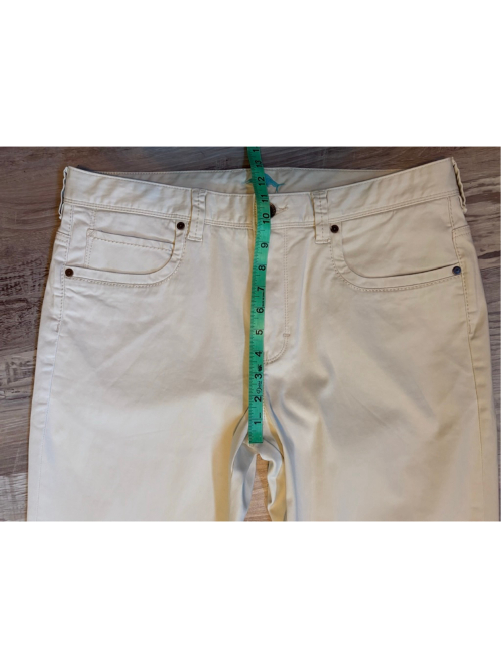 Tommy Bahama Men's White Jeans 35x34 EUC Straight Leg White - Picture 10 of 12